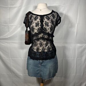 Ric Rac Women's Black Blouse